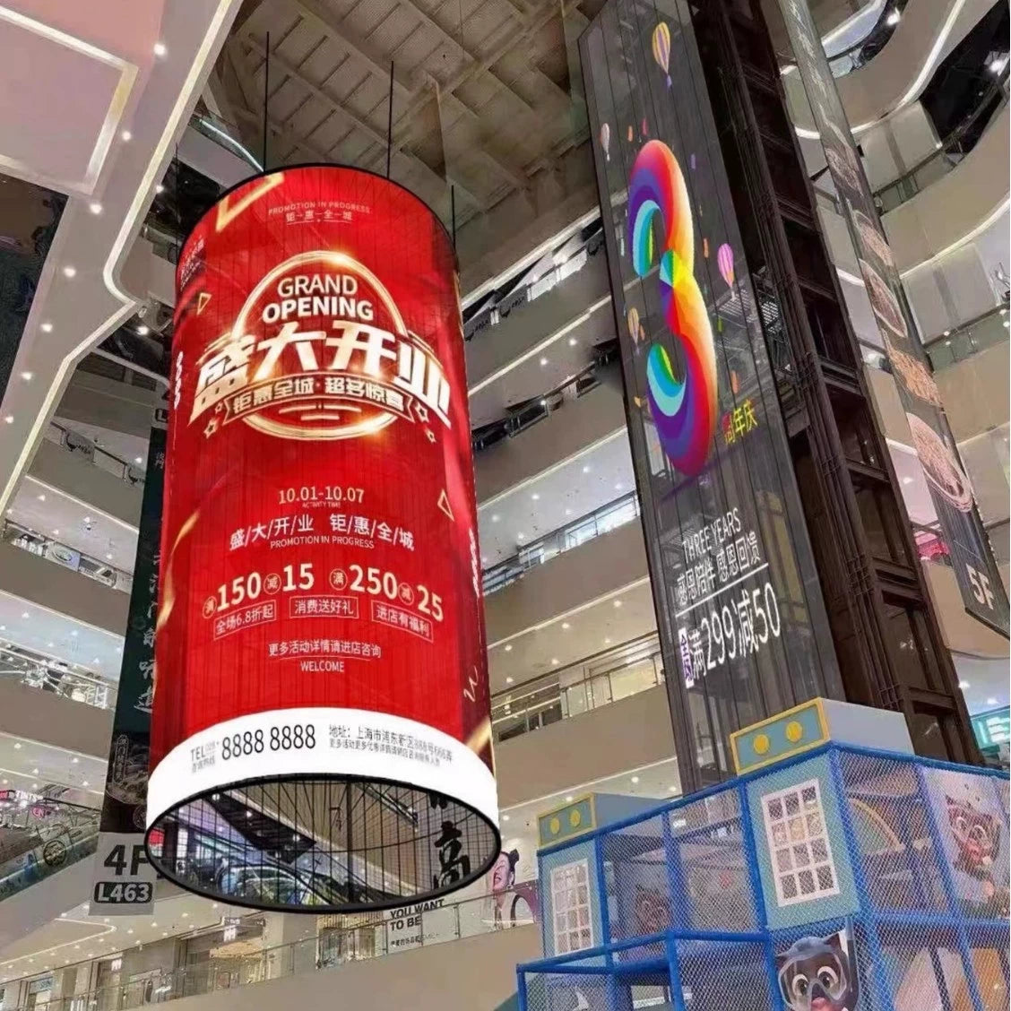 LED Transparent Crystal Film Screen – Flexible Cuttable Glass Display