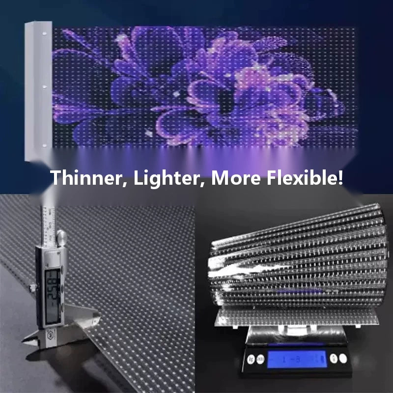 LED Transparent Crystal Film Screen – Flexible Cuttable Glass Display